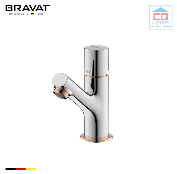 Vòi rửa mặt cao cấp lavabo Bravat F1273308CP-RO