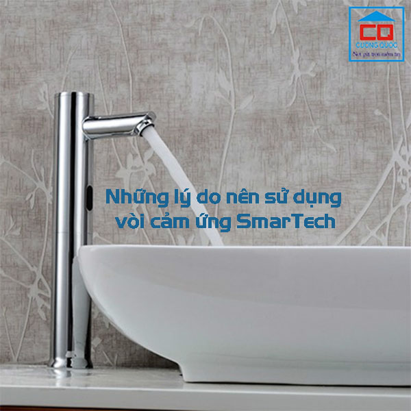 Vòi cảm ứng Smartech thông minh, hiện đại