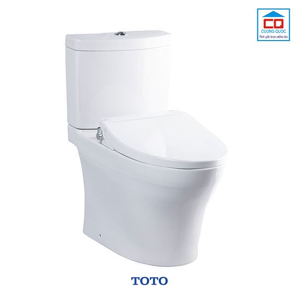 Bồn cầu 2 khối nắp rửa cơ TOTO  CS769DRE2#XW