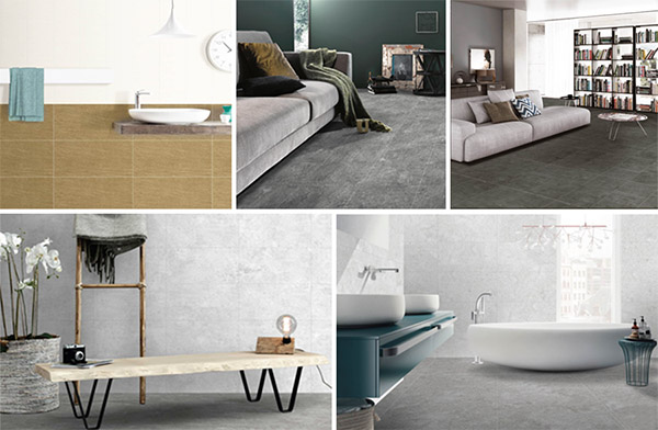 Phối cảnh của gạch ốp lát Eurotile trong thực tế