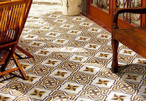 vẻ đẹp trường tồn của gạch bông