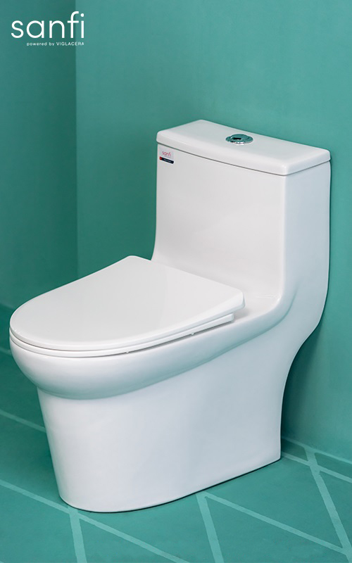 Bồn cầu liền khối Viglacera Sanfi S306
