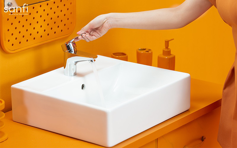 Chậu rửa đặt bàn Viglacera Sanfi S503