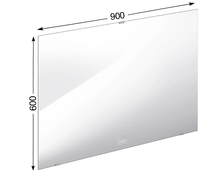 Gương tráng bạc treo tường Sanfi SF835